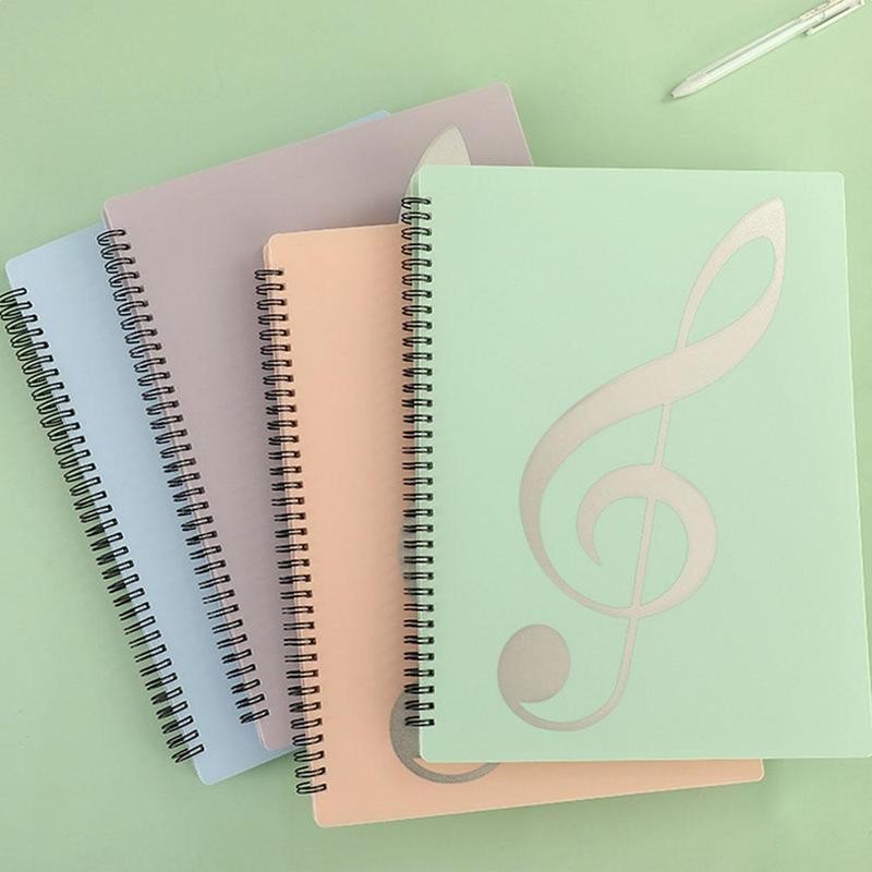 Music Note Pattern Music Sheet Holder, A4 Size Music Sheet