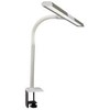 OttLite Extra Wide Area LED Clamp Lamp, Clearsun, Silver, Shipper