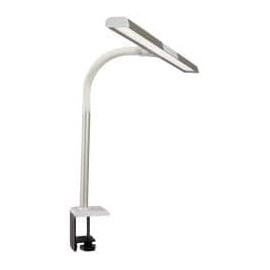 OttLite Extra Wide Area LED Clamp Lamp, Clearsun, Silver, Shipper