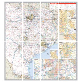 Rand McNally Easy to Fold: Texas State Laminated Map