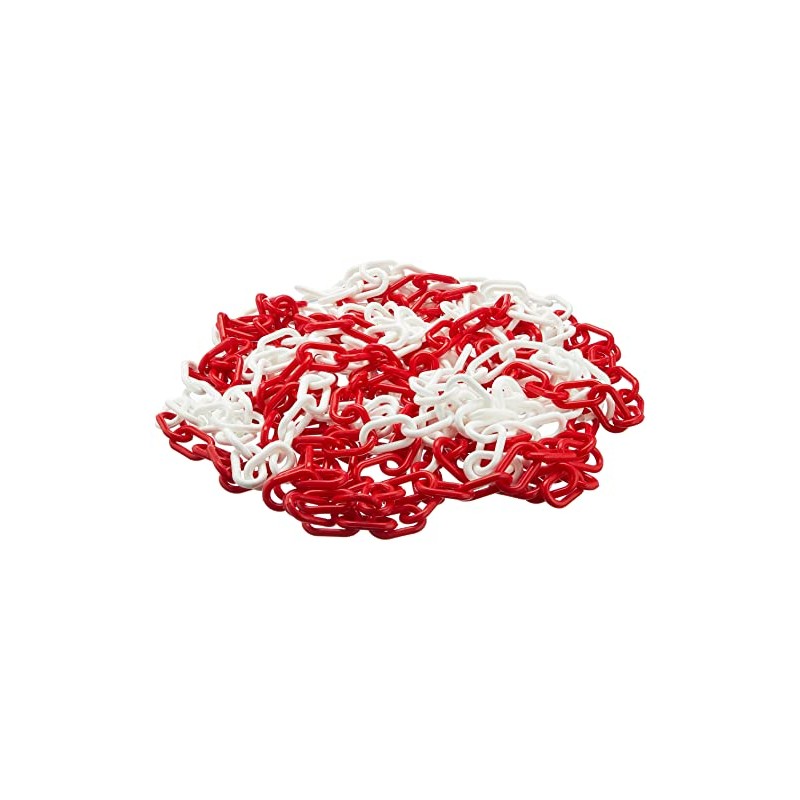 Perel - Plastic Chain - Red and White - Length