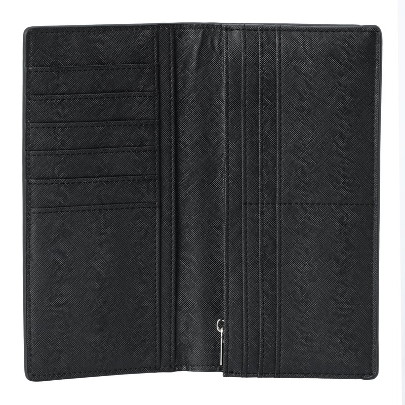 Admiral ADLI-02 Men's Bifold Long Wallet, Business, I-Shaped Zipper, Coin