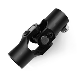 13/16" -36 Spline x 3/4" -20 Spline Black Steering Universal Joint Single U Joint Shaft,Total Length: 96mm (3-3/4")