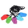 5pcs Infants Teething Necklace Silicone Exercise Senses Soothing Gum Chewing