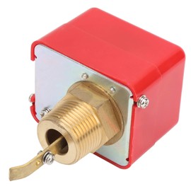 HFS-25 Water Switch Brass Paddle Switch Accessories High Sensitivity 0-60℃ AC220V 15A SPT Output Mode for Water Treatment Systems Air Conditioning