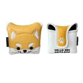 Putter Cover Golf Head Cover Mallet Odyssey 2 Ball Tailor Made Spider Putter Magnetic Akita Husky Cat (Husky Dog)