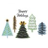 Sizzix Framelits Cutting Dies Set 9Pk Winter Trees