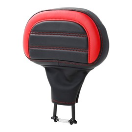 C.C. RIDER Driver Backrest Sissy Pad - Rally Stripe Tuck and Roll Front Driver Rider Backrest Pad Fit for Harley Touring Road King Street Glide Road Glide Electra Glide 2009-2023