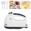 Hand Mixer Portable 7 Gears Lightweight White Stainless Steel Electric