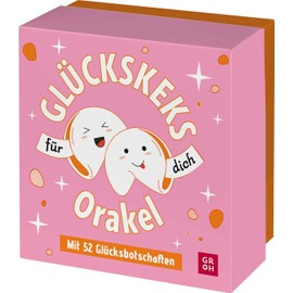 Glückskeks-Orakel: 52 Glücksbotschaften für dich | Hochwertige Box mit 52 gefalteten Glückslosen – das ideale Geschenk zum Geburtstag oder für das neue Jahr