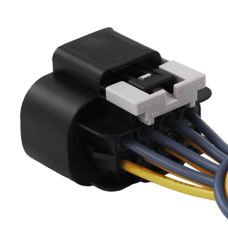 PARSUPPRO 8-Pin/WireHalogen Headlight Connector Plug Harness Repair Pigtail for Fit