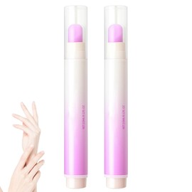 2PCS Upgrade 3-in-1 Nail Care Pen, Cuticle Pusher with Ceramic Tip for Damaged, Dry & Nails Hangnails, Cuticle Oil Pen for Nail, for Moisturize Strengthen Brighten Nails Care
