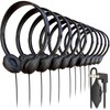 40 Pack Bulk Wired On-Ear Leather Headphones with 3.5mm Connector