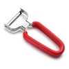 Lacor Normalen Schäler, Rostfrei, Edelstahl, Rot, 12.5 cm