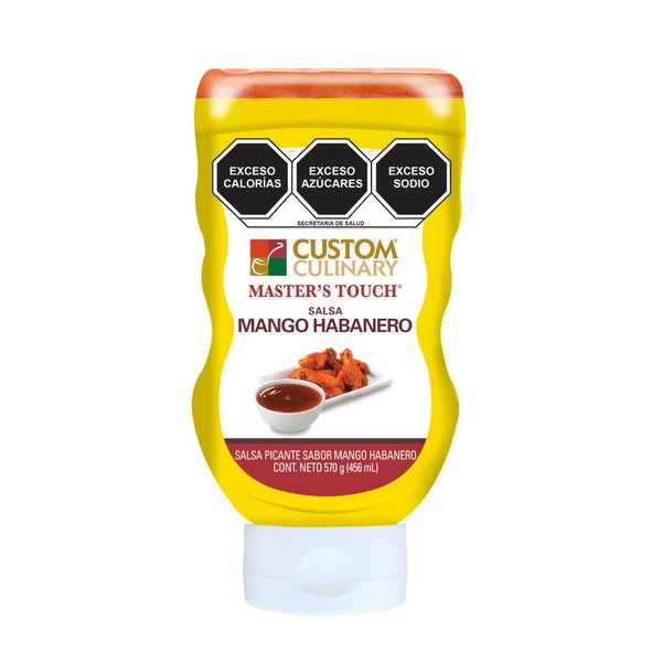 Custom Culinary Salsa Para Alitas Mango Habanero 570g