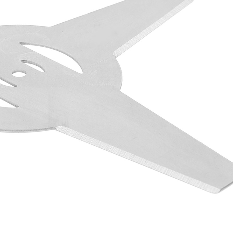 2PCS Mower Blades 4 Teeth Head Blades 7.9in Stainless Steel