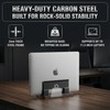 cowinational Vertical Laptop Stand for Desk - Adjustable Laptop Holder