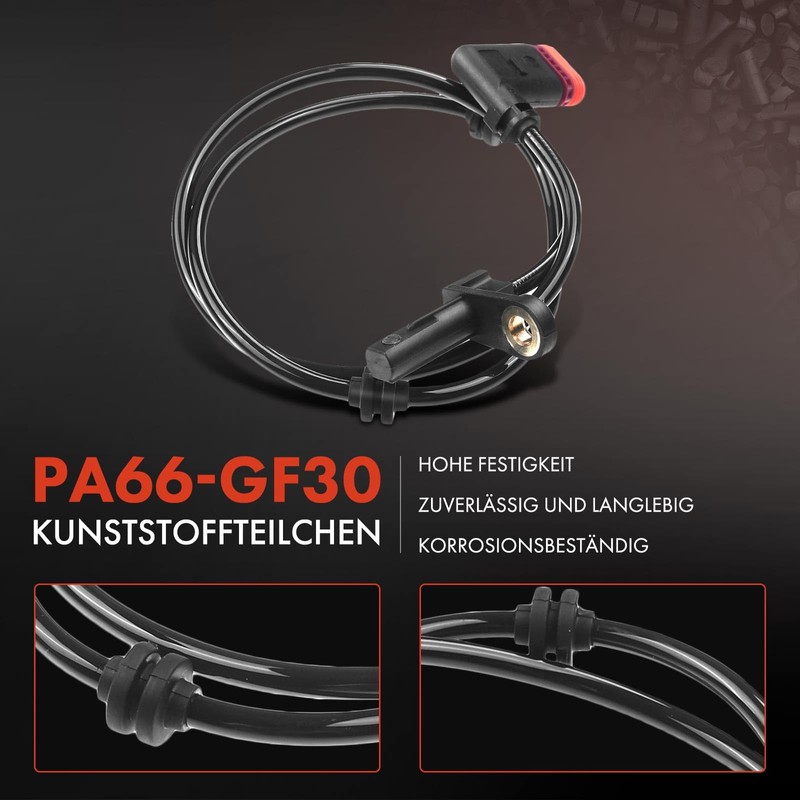 Frankberg 2 x ABS sensor front rear compatible with S-Class
