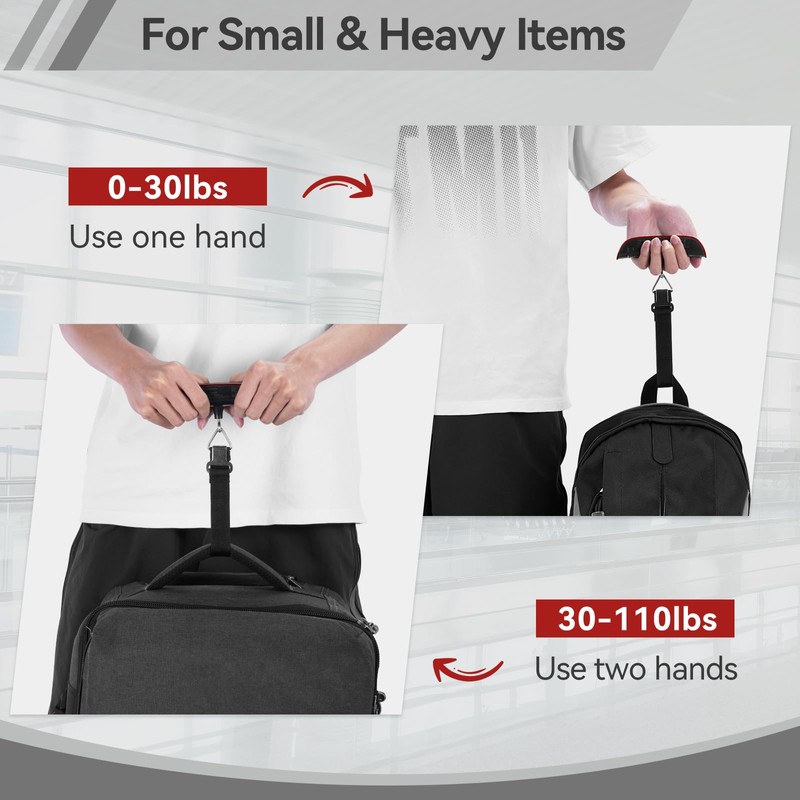 Luggage Scale, Dr.meter Luggage Weight Scale Backlight LCD Display PS02