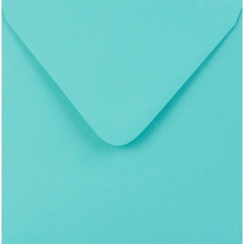 6" x 6" Turquoise Envelopes x 25 Pack. 100gsm Weight.