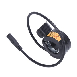 Alomejor 130X Electric Bicycle Thumb Throttle 24-72V with Waterproof Connection Speed Thumb Controller for BBS01 BBS02 Electric Bicycle Accessories