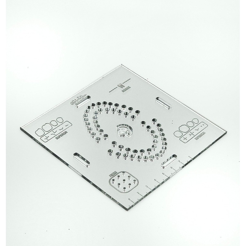 Plantilla de aislado (aislamiento) absoluto dental 5 en 1-Odontologia-Silver