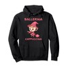 Ballerina Cappuccino Italian Brainrot Meme Witch Kids Girls Pullover Hoodie