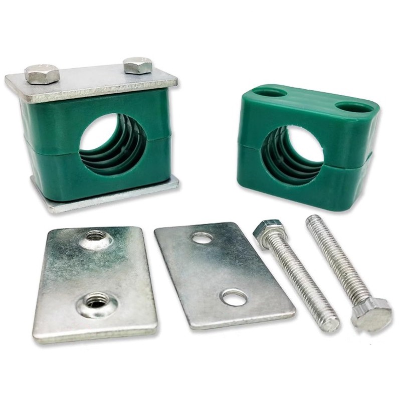 Hydraulic Pipe Clamp 2PCS Plastic Pipe Clamps Standard Metric Tube