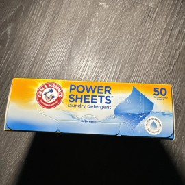 Arm & Hammer Power Sheets Laundry Detergent,Fres<wbr/>h Linen 50ct