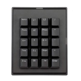 Max keyboard Falcon-20 Programmable Macropad Mechanical Keyboard, Backlit Multicolor LED, Cherry MX RGB Switch (Cherry MX RGB Brown)