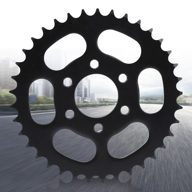 428 37 Teeth 6Pcs Holes Steel Rear Sprocket Electric Bicycle