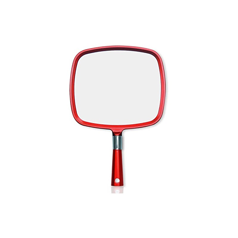 Mirrorvana Espejo de Mano Grande y cómodo con asa, Modelo