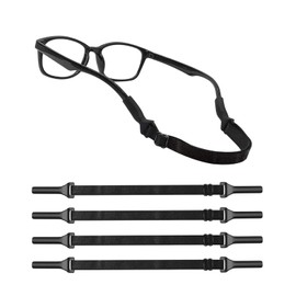 KGDUYC Pack of 5 No Tail Non-Slip Glasses Straps Adjustable Glasses Holder Strap Sports Glasses Strap for Men Women Children