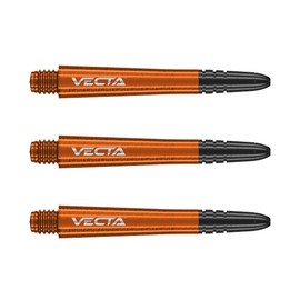 WINMAU Vecta Orange Medium Dart Shafts (Shafts) - 1 Set Per Pack (Total 3 Stems)