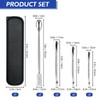 Artcome 23 Pcs 304 Stainless Steel Micro Spoop & Lab