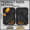 ELEAD 31-Piece Hex Key Set - Allen Wrench Set, SAE