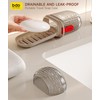 Doter Travel Soap Case, Leakproof Soap Container with Lid, Portable