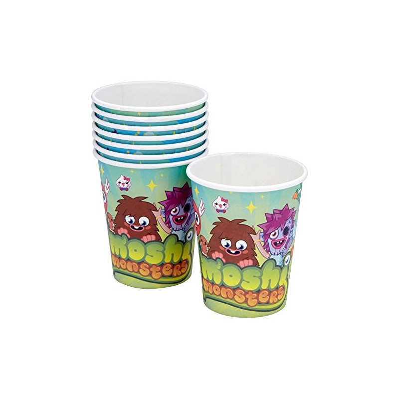 CREATIVE MOSHI MONSTERS PARTY PAPER CUPS PK OF 8