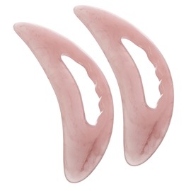 Healeved 2pc Resin Guasha Massage Scraper Body Scraper Tool for Full Body Moon Shape Massage Accessory for Home Use Compact Reusable