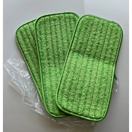 Turbo Mop 12” Floor System with Reusable pads (3 microfiber and 1 scrubbing)