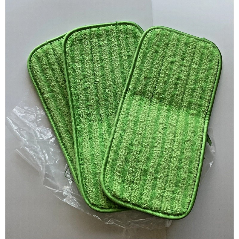 Turbo Mop 12” Floor System with Reusable pads (3 microfiber