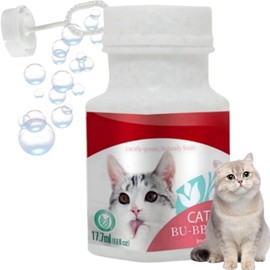 HIVETZ Catnip Bubbles for Cats,Cat Bubbles,Bubbles Catnip,Natural Catnip Oil Bubble Cat Toy,Interactive Cat Toy,Catnip Fun Bubbles,Catnip Toy for Stimulating Indoor And Outdoor Cats,Fun Bubbles
