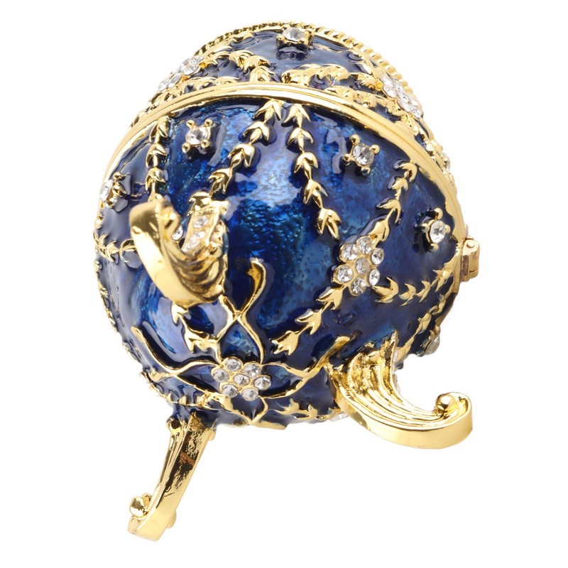 Enameled Ornament Easter Eggs Shape Hand‑Made Home Desktop Decoration Craft