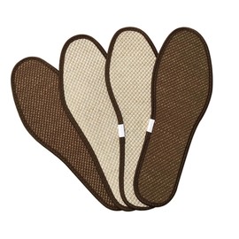 Baluue 6pairs Insoles for Shoes Bamboo Toe Pads Foot Care Inserts Odour for Women