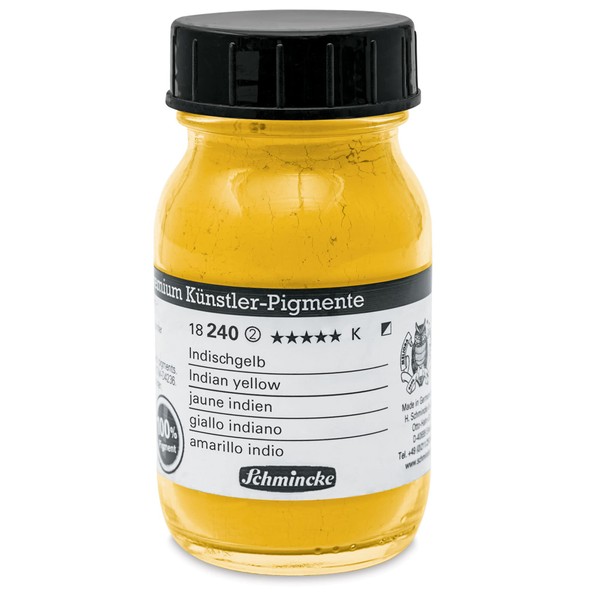 Schmincke Pigment - Indian Yellow, 100 ml Jar