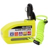 FD-MOTO Alarm Disc Lock & Reminder Cable Yellow Green