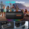 BSZHI 80W(120W Peak) Bluetooth Speaker Loud, Portable IPX6 Waterproof Bluetooth