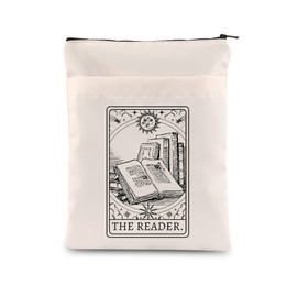 TOBGBE The Reader - Bolsa para tarjetas de tarot, regalos para amantes de los libros, fundas para libros de tarot, fundas para libros de tapa suave (El lector)
