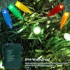 2PC Battery Operated Christmas Lights, 33Ft 100 LED Multicolor String