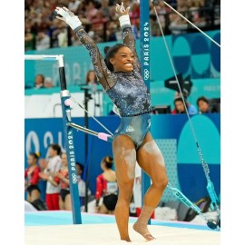Champion 8x10 Photo SIMONE BILES 2024 Paris Olympics Gymnastics World Champion Gold USA
